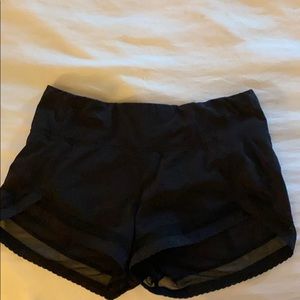 Lululemon black shorts, size 6